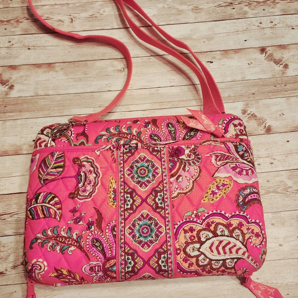 Vera Bradley Hard Case for Tablet Ipad Melon Pink with Adjustable Remov…